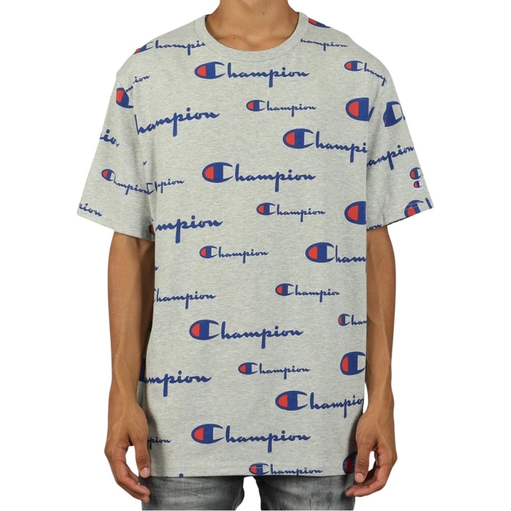CHAMPION HERITAGE ALL OVER SCRIPT LOGO TEE